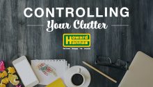 Title image for controlling your clutter blog
