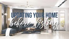 Updating your home before listing