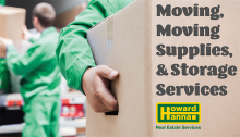 Moving, Moving Supplies, & Storage Service