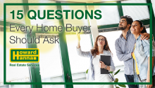 15 Questions every Home Buyer should ask