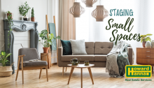 how to sell your home by staging small spaces