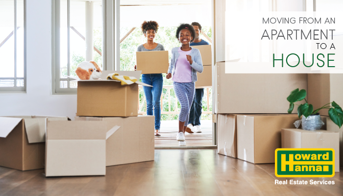 tips for moving from an apartment into a house