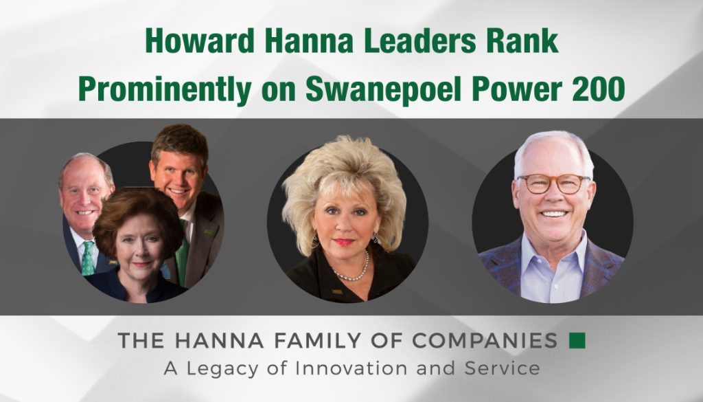 Howard Hanna Leaders Rank Prominently on Swanepoel Power 200 Howard